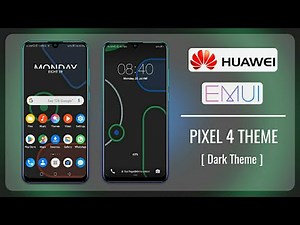 Huawei & Honor EMUI Themes : Pixel 4 | Emui 9/10 Dark Theme .hwt