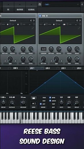 Reese Bass Sound Design in Serum