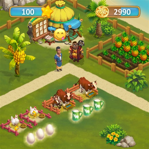 24 reactions | Create your perfect farm! Immerse yourself in magical gameplay and stunning graphics. PLAY FOR FREE!  | Coral Isle 2: Tropical Stories | Facebook