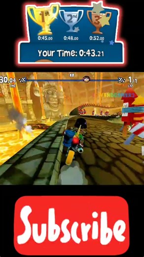 Time Trial 🚀 | Challenge Won🔥 Bb racing2 #shorts #gaming #bbracing2