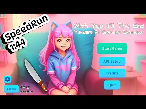 Yandere AI Girlfriend Simulator (Speedrun) | Fastest Escape
