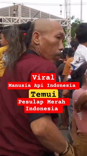 Viral Manusia Api Temui Pesulap Merah #viral #pesulapmerah #manusiaapiindonesia #shorts