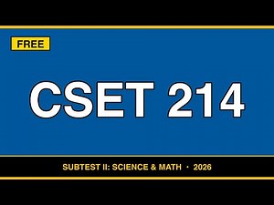 CSET 214 Science & Math Study Guide | Multiple Subjects Subtest II | 2026