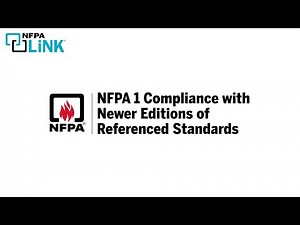 NFPA 1 Compliance with Newer Editions of Referenced Standards