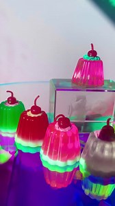 Fake Cake Magnet, Cute Fridge Magnet, Dopamine Decor, Jelly Cake, Fake Food Decor, Cherry Kawaii Magnet, Quirky Kitchen Decor, Resin Art - Etsy