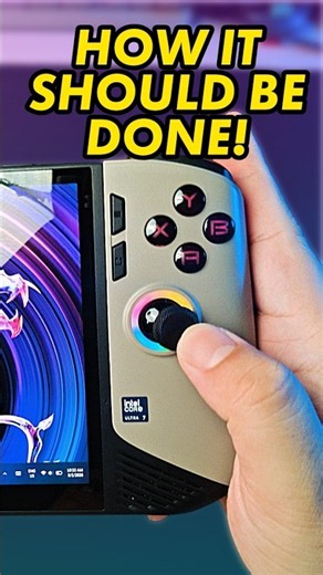 ROG Ally X take notes! MSI Claw 8 AI+ Controls shows you how it should be done! 🔥 #handheldgaming