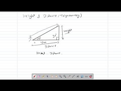 Height & Distance Trigonometry Based/Ratio of Tanθ
