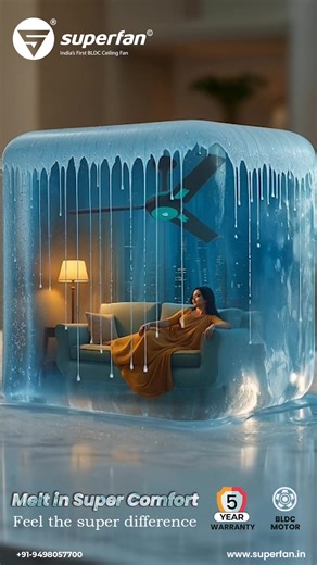 Welcome to Superfan, India’s first super-efficient fan. Superfan is designed to deliver comfort. | Superfan Ceiling Fan