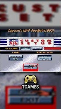Capcom's MVP Football (SNES) 🎮 [1992] #retrogaming #retrogames #videogames #games #gaming #game