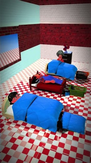 Miss T’s Blankets Are Missing! 😱 Scary Teacher Twist #sanjubaba #scaryteacher\r#caketraining