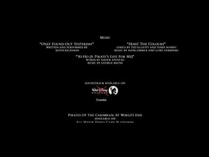 Pirates of the Caribbean 4 Credit Theme (End Titles)