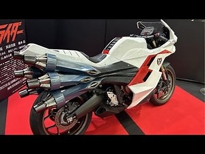 Cyclone Shin Kamen Rider based On Honda CB650R Launched At 2023 Osaka Motorcycle Show - Unique Bike