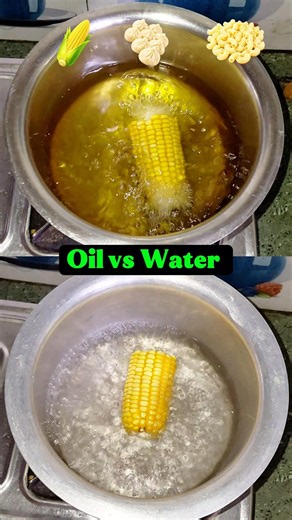 Oil vs Water Part 3 #food #experiment #shorts #challenge