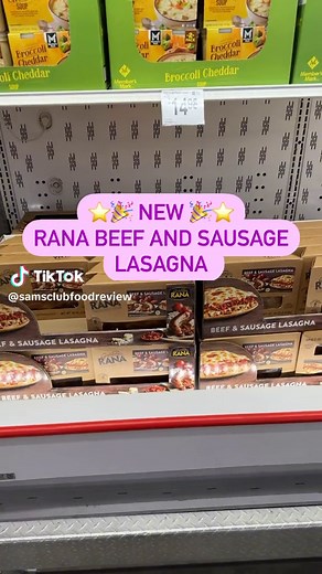 ⭐️🎉 NEW 🎉⭐️ @samsclub - a new Lasagna has hit the club and it sounds delish! Giovanni Rana Beef and Sausage Lasagna - $14.98 (40 oz.) I love meals like this to help make those busy days a little easier. Pop it in the oven and dinner is done! And don’t forget to serve with garlic bread and side salad to make it complete. 😍🙌🏼 Let me know in the comments if you’d like to see a review for this easy peasy dinner option! 🤗💬 @samsclubfoodreview follow for reviews on ALL Sam’s Club Food, New Food