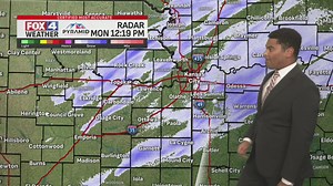 On-and-off snow this afternoon