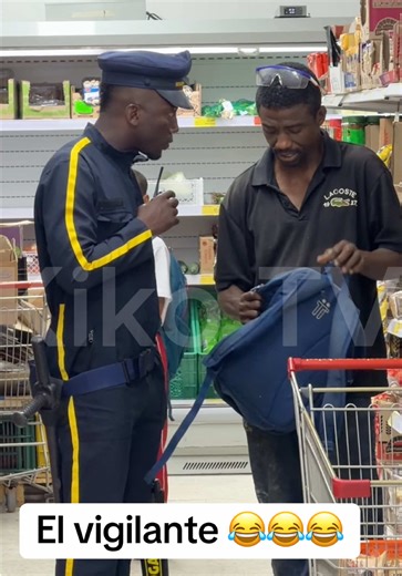 El vigilante loco y las compras confusas