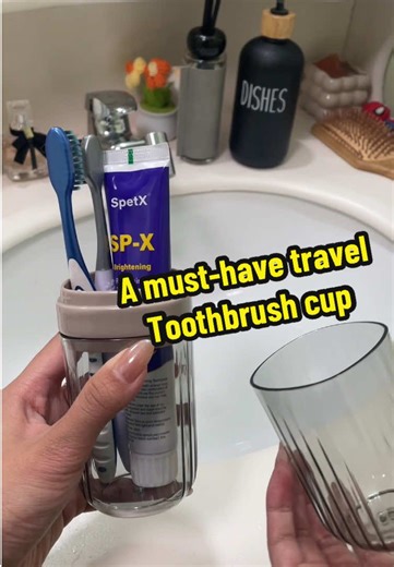 Large Capacity Travel Toothbrush Cup for Hygiene