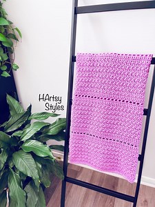 CROCHET PATTERN: Solid Textured Blanket, Chunky Suzette Throw (PDF Download) - the Stitch Happens - Etsy Australia
