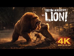 Can a Tibetan Mastiff Defeat a Lion Intense Forest Edge Fight