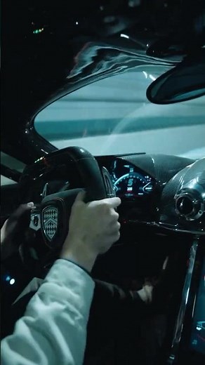 SSC Tuatara Hypercar Night Drive: Speeding Through Tunnel in Style