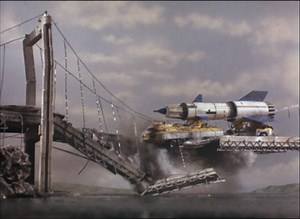 "We're not gonna make it, Bill!" The Martian Space Probe runs into trouble while crossing Allington suspension bridge! Another iconic Thunderbirds moment! | Official Gerry Anderson