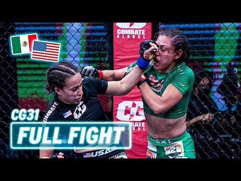 Amaya vs Ortega — Mexico vs USA Women's War Full Fight | Combate Global