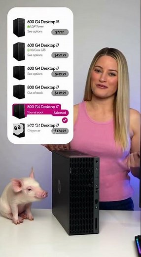 HP Prebuilt Gaming Desktop Computer | Intel i7 + GeForce GT 1030 2GB GPU | 1080p Gaming PC | 16GB