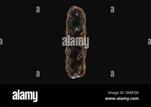 Colorful translucent crystal piece displayed on a black background Stock Video Footage - Alamy