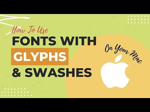 How To Use Fonts With Glyphs and Swashes In PowerPoint On The Mac