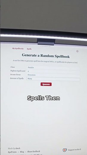 Finally I can track my spells easily. #dnd #5e #dmtips #dungeonmaster #ttrpg