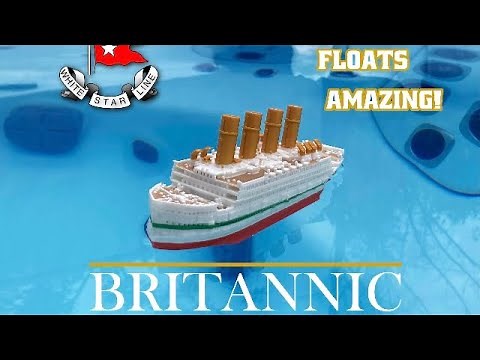 Floating Kids Britannic Model, Detailed Replica Ship Toy