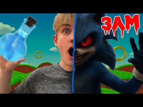 DO NOT DRINK THE SONIC.EXE POTION AT 3 AM!!! (I TURNED INTO HIM!!!)