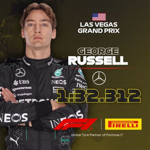 209K views · 3.5K reactions | Speeding past the famous sights and bright lights on the way to a momentous pole... it doesn't get much better than that  Ride onboard with George Russell for his Pirelli Pole Lap in Vegas  | F1 | Facebook