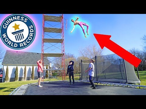Breaking Insane Trampoline World Records