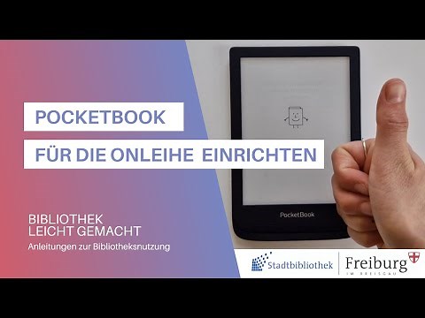 Einrichten des Pocketbook für die Onleihe Freiburg