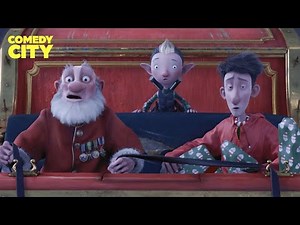 Santa Claus Gets Mistaken for a UFO | Arthur Christmas (James McAvoy, Hugh Laurie)