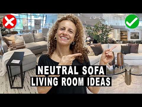 NEUTRAL SOFA LIVING ROOM IDEAS THAT LOOK EXPENSIVE | TIMELESS FALL HOME DECOR