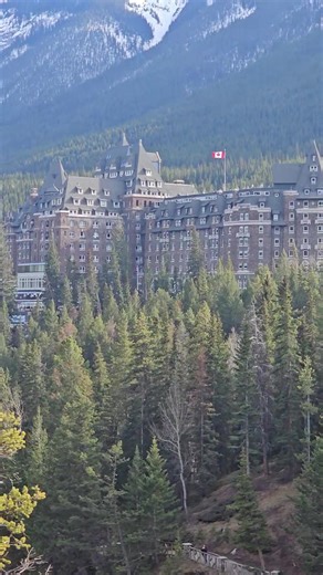 The Castle in the Mountains! 🏰 @Fairmont Banff Springs Above to the left is the Rimrock Hotel, across from there is the Banff Hot Springs and Gondola Base. A lot of what made this park what it is today. Banff was the First National Park in Canada, 1883. * * #banff #banffnationalpark #view #surprisecorner #fairmont #banffsprings #castle #hotel #mountains #nationalpark #alberta #canada #beautiful #placestovisit #nature #valley #home