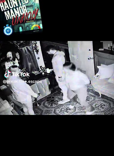 The Haunted Manor at Break Free. www.BreakFreeEscapeGames.com #scarecam #scare #haunted #horror