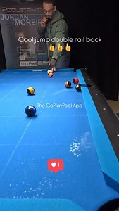 3.2K views | Jump double rail  #goplaypool #pool #jump #8ball #billiards #pooltable #trick #trickshot | GoPlayPool.com | Facebook