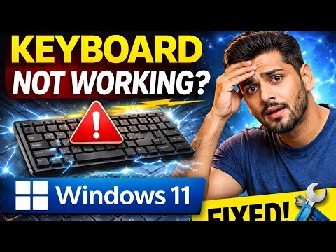 Keyboard Not Working in Windows 11? Easy Fix (2026 Guide) | Laptop Keyboard Not Working Windows 11