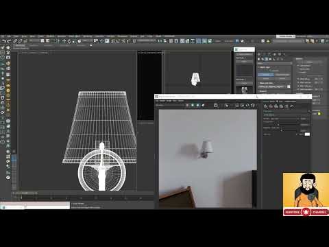 Interior lighting Atrificial lights cases in Vray