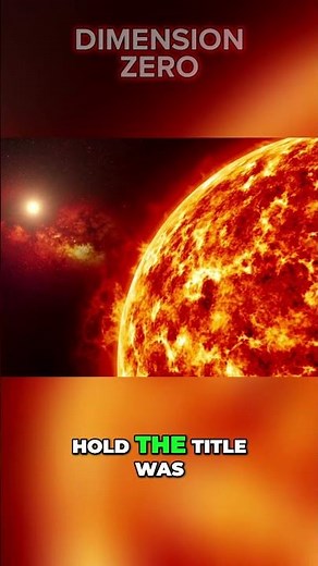 Red Supergiant UY Scutti - 1,700 Times Bigger Than Our Sun