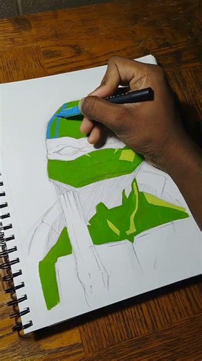 #leo #tmnt #art #artist #viral #viralvideo #comicart #comicartists #fypシ #fyp #drawing #draw