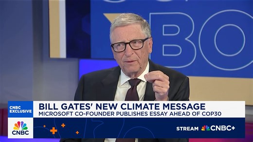 Bill Gates on his new climate message: There's enough innovation to avoid 'super bad' outcomes