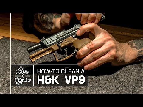 HK VP9 Handgun // How to Clean and Disassemble