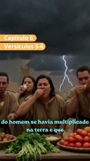 A maldade da humanidade chegou ao limite #genesis #motivacional #leiabiblia