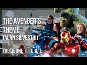 How to play The Avenger's Theme by Alan Silvestri on Trombone (Tutorial)