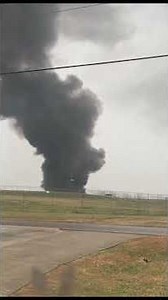 WATCH: Video Captures Moment Nascar Driver's Plane Burst Into Flames #shorts