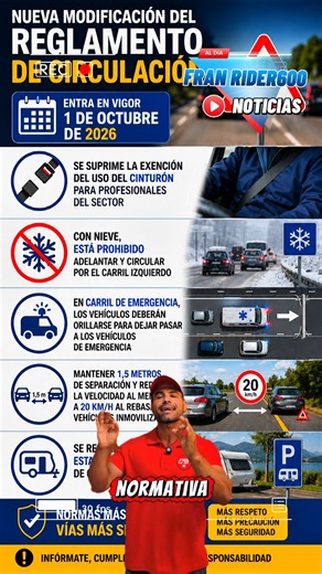 🔥 The DGT Just Changed These Rules and Almost Nobody Knows / New traffic regulation rules